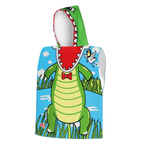 NILS aqua NAR20 Uterák - pončo z mikrovlákna Crocodile