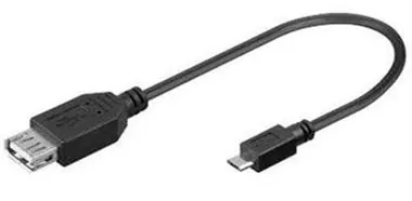 PremiumCord, USB redukcia kábel USB A/female - Micro USB/male 20cm
