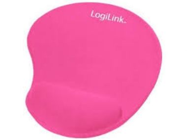 LOGILINK - Gélová podložka pod myš - ergonomická / ružová