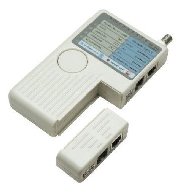 Intellinet Cable Tester 4-in-1/RJ11, RJ45, USB a BNC