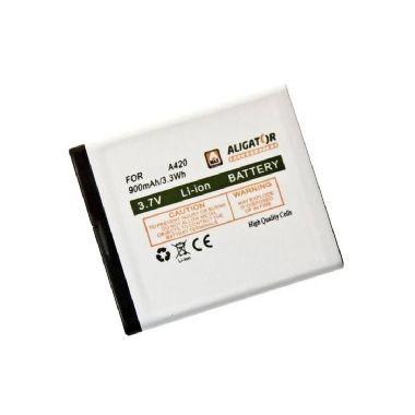 Aligator originálna batéria pre mobilný telefón Aligator V500, V550, A420 / Li-ion 900mAh / dopredaj