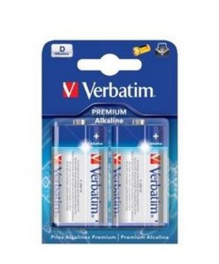 Verbatim batéria D Alkaline 2ks / 1,5 V / blister