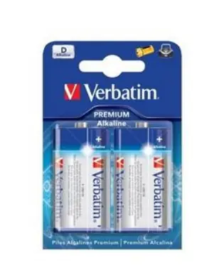 Verbatim batéria D Alkaline 2ks / 1,5 V / blister