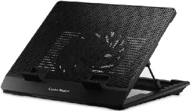 Coolermaster chladiaci podstavec NotePal ErgoStand Lite / pre NTB 13-15.6" / USB hub / 160mm fan / nastaviteľný / čierny