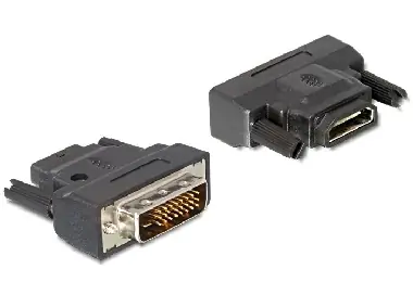 DeLock adaptér DVI 24+1 samec > HDMI samica s LED