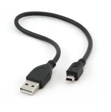 Gembird Kábel USB 2.0 A-Mini B / 5pin / 30cm / k externým HDD (ADATA, WD, ...)