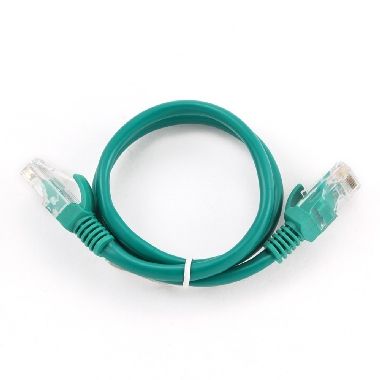 Gembird UTP CAT5E 1 m zelená / patch kábel / s ochranou