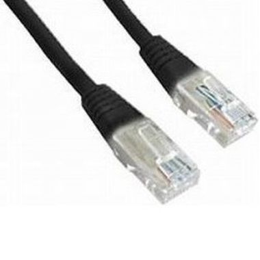 Gembird UTP CAT5E 2 m čierna / patch kábel / s ochranou