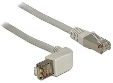 DeLock kábel RJ45 Cat.6 SSTP pravouhlý / priamy 0,5 m