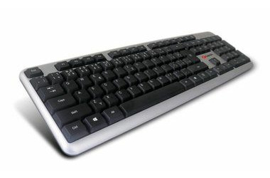C-TECH KB-102 slim klávesnica / CZ/SK / USB / strieborná