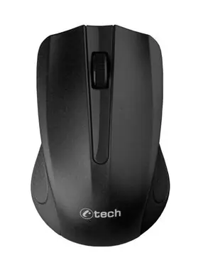 C-TECH WLM-01 / bezdrôtová / 1200DPI / čierna