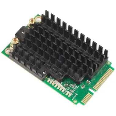 MikroTik R11e-2HPnD / miniPCI-e karta / 802.11b/g/n High Power / MMCX konektory