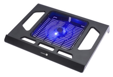 Connect IT CI-438 Breeze čierna / Chladiaca podložka pod notebook 17&quot; / LED 