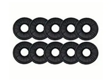 JABRA ušné vankúšiky pre Evolve 20 až 65 / koža / 10 ks / čierna