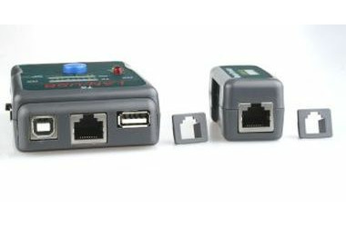 Gembird tester káblov RJ45/RJ11 (UTP/STP) / USB AA/AB / LED diódy
