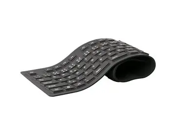 C-TECH FK-01 gélová klávesnica / CZ/SK / USB / čierna