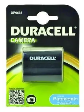 DURACELL Batéria - DR9668 pre Panasonic CGR-S006E/1B / čierna / 750 mAh / 7.4V