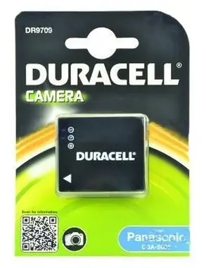 DURACELL Batéria - DR9709 pre Panasonic DMC-FS1 / čierna / 1050 mAh / 3.7V
