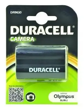 DURACELL Batéria - DR9630 pre Olympus BLM-1 / čierna / 1400 mAh / 7.4V