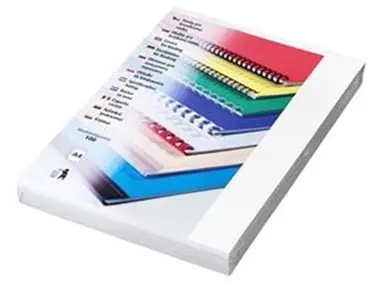 Fellowes Kartónové dosky Chromo A4 / 250g / biela