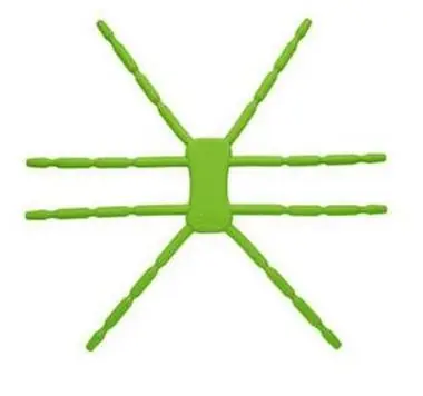 BREFFO Spiderpodium držiak až na 10" mobilné zariadenie / zelený / dopredaj