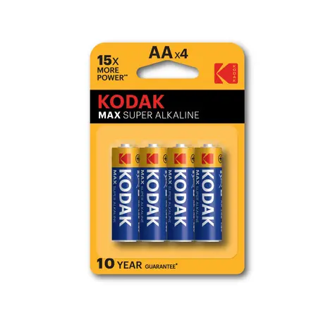 Kodak MAX alkalická batéria AA (blister) 4ks
