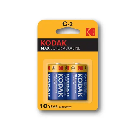 Kodak MAX alkalická batéria C/2ks/blister