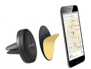 SBS univerzálny magnetický držiak do auta / do vetracej mriežky / čierny