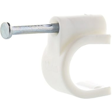 DATACOM Káblová príchytka (8mm) / biela / 100ks