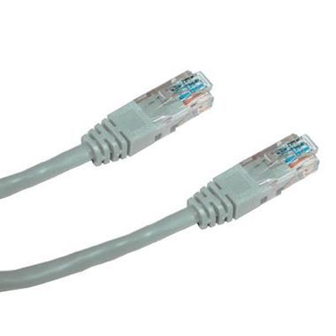 DATACOM Patch kábel UTP CAT5E krížený 5m šedá