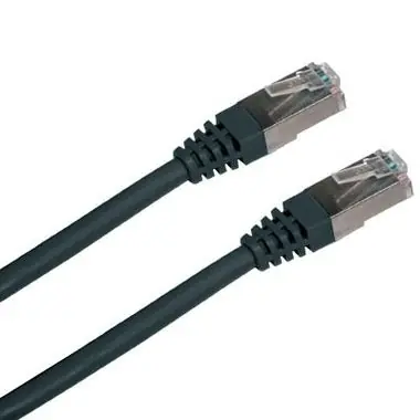 DATACOM Patch kábel FTP CAT5E 1m čierna
