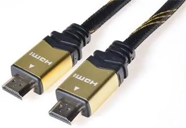 PremiumCord HQ HDMI 1.4 - 1m / Prepojovací kábel / HDMI-HDMI / čierna