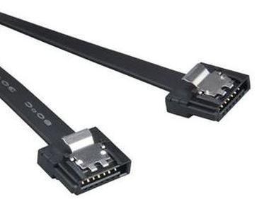 Akasa AK-CBSA05-15BL PROSLIM čierna / prepojovací SATA 3.0 kábel / ultra-tenký / 15cm