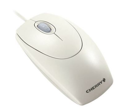 Cherry Wheel šedá / myš / optická / 1000dpi / USB / adaptér na PS/2