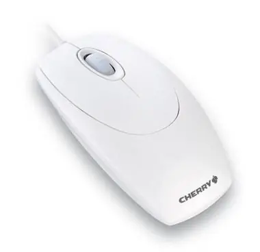 Cherry Wheel biela / myš / optická / 1000dpi / USB / adaptér na PS/2