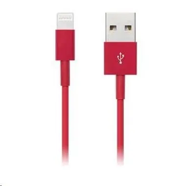 CONNECT IT CI-562 Colorz Apple Lightning - USB kábel (M) - (M) 1m červená