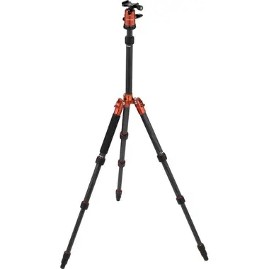 Rollei Compact Traveler No 1 Carbon oranžová / Záťaž 8kg / Vytiahnutý 142 cm / Karbón