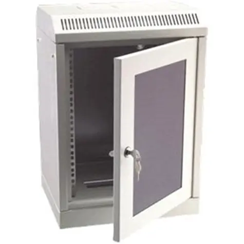 DATACOM 10" rack jednodielny 6U 280 šedé / sklenené dvere