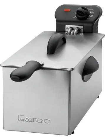 Clatronic FR 3586 strieborná / Fritovací hrniec / 2000 W / 3L 