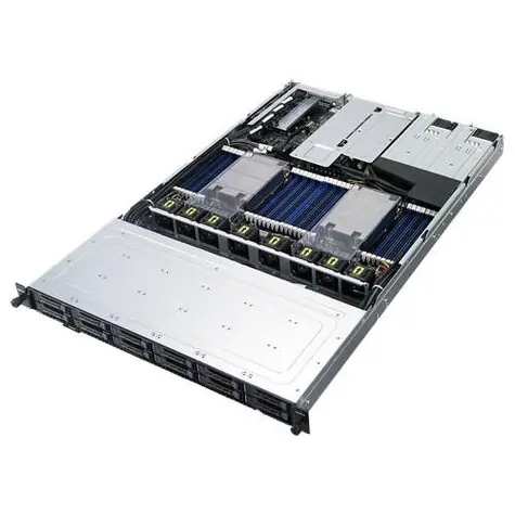 ASUS RS700A-E9-RS12V2 server čierna / AMD EPYC 7002 / AMD 2x SP3 / 32x DDR4 / 12x SATA / LAN / USB / 1U