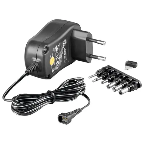 goobay Univerzálny napájací adaptér 230V 3-12V / jednosmerný 1000mA