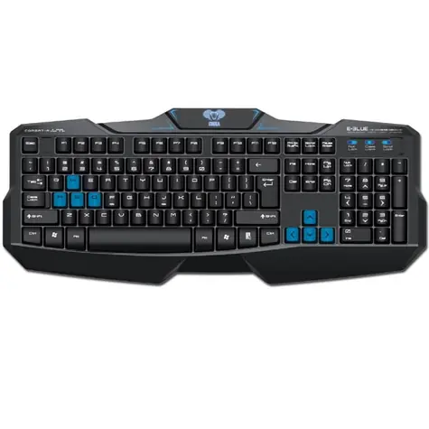 E-BLUE Cobra EKM746 čierna / Herná klávesnica / drôtová (USB) / CZ / SK