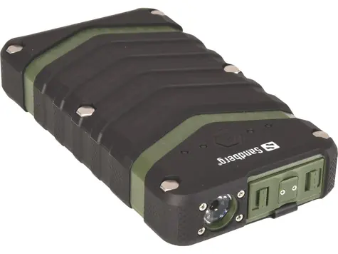 Sandberg Powerbank Survivor 20100 mAh čierna / vodeodolná / IP67 / 5V 2.4 + 1.5A / 2x USB A