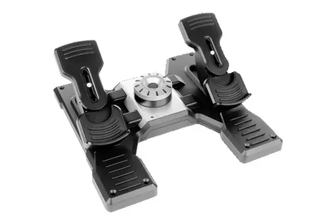 Logitech G Saitek Pro Flight - Rudder Pedals / pedále pre letecké simulátory