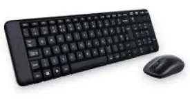 Logitech Wireless Desktop MK220 HU / bezdrôtová klávesnica + myš / USB / Čierna / HU