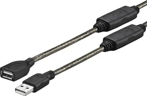 VivoLink USB 2.0 A kábel M - F 15m