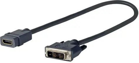 VivoLink Pre DVI - HDMI M - F 0.2m / 2560x1600 / trojité tienenie