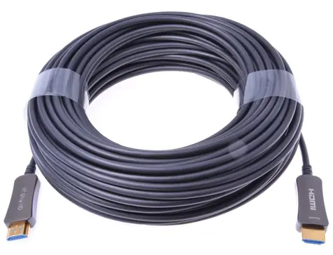 PremiumCord optický HDMI 2.0 kábel 100m High Speed + Ethernet 4K @ 60Hz / MM / 18 Gbps / HDR / 3D
