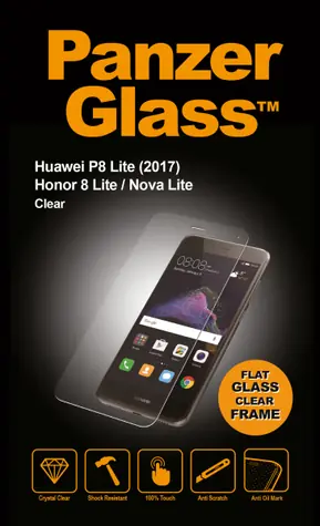 PanzerGlass Tvrdené sklo pre Huawei P8 &amp; P9 Lite 2017 &amp; Honor 8 Lite &amp; Nova Lite číra