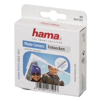HAMA fotorožky samolepiace transparentné 200 ks